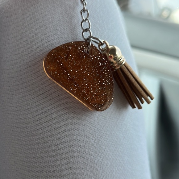 ~Handmade Raw sparkling resin keychain~ - Picture 2 of 2